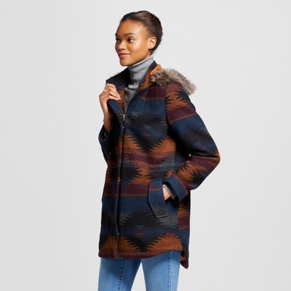 Mossimo Supply Co. Multicolor Patterned Utility Jacket - Picture 2 of 6